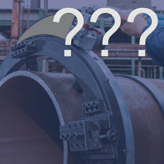 FAQ Rohrtrenn- und Anfasmaschine
