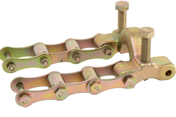 Doppel-Rohrzentrierkette - 2x Verlängerungsglied mit Hebel