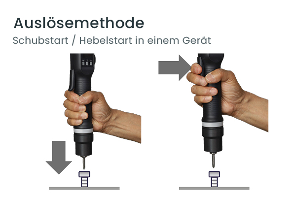 Panasonic Elektroschrauber EYADA/EYADB Serie Auslösemethode