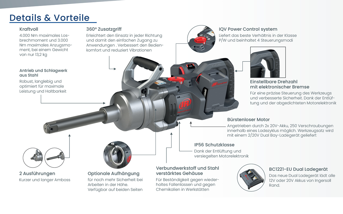 ingersoll rand akku schlagschrauber w9491 w9691 eigenschaften
