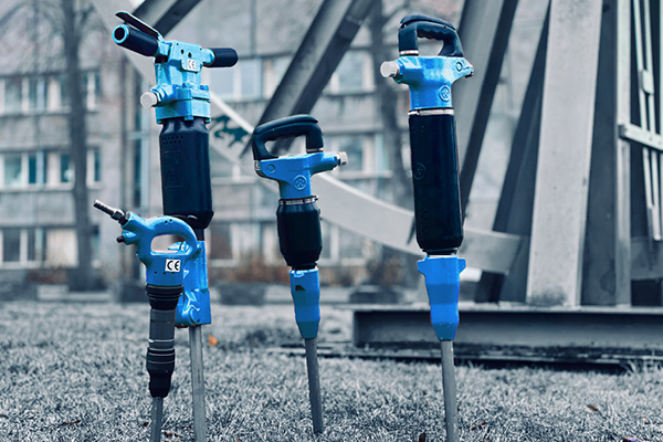 Drucklufthammer Serie DW Anwendung