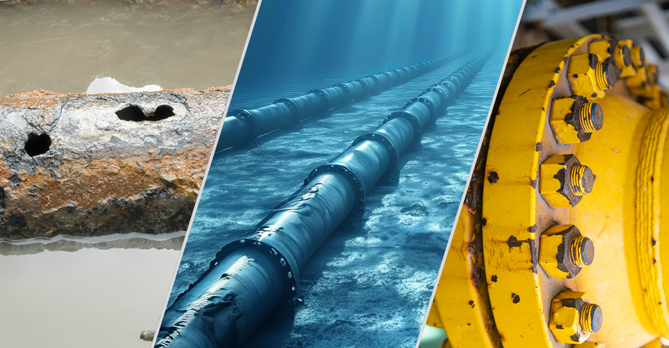 Pipeline Reparaturschellen - Typische Anwendungen
