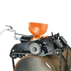 Kettengeführte Rohrtrenn- und Anfasmaschine CPC 1500A