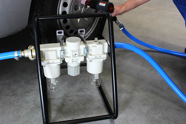 Mobile Druckluft-Wartungseinheit