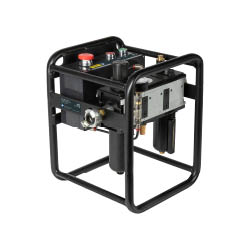 Mobile Druckluft Wartungseinheit mit Wiederanlaufschutz