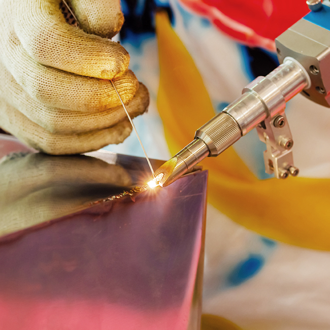 Stickstoff zum Handlaserschweißen